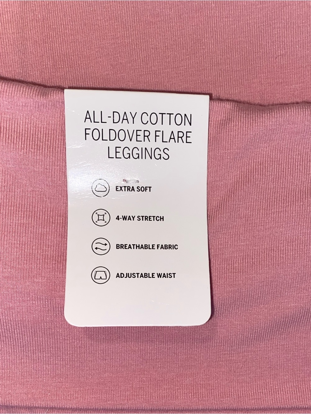 NWT PINK Victoria's Secret Light Pink Flare Leggings - Picture 2 of 6